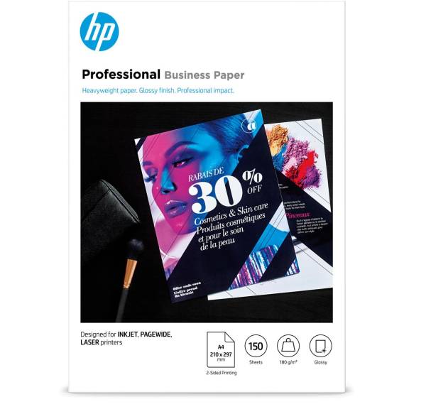 Professional FSC Paper A4 Multiuse Glossy 180g 150 B. HP 3VK91A