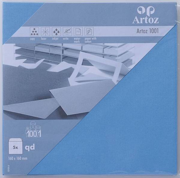 ARTOZ Couverts 1001 160x160mm 107454184 100g, marineblau 5 Stück