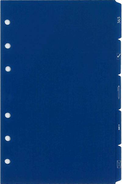 Mini Register Kunststoff blau mit Symbolen 67x104mm SUCCES 84101600