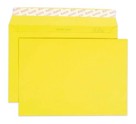 Couvert Color o/Fenster C5 100g, gelb 250 Stück ELCO 24084.72