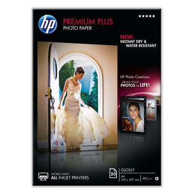 Premium Plus Photo PaperA4 InkJet 300g, glossy 20 Blatt HP CR672A