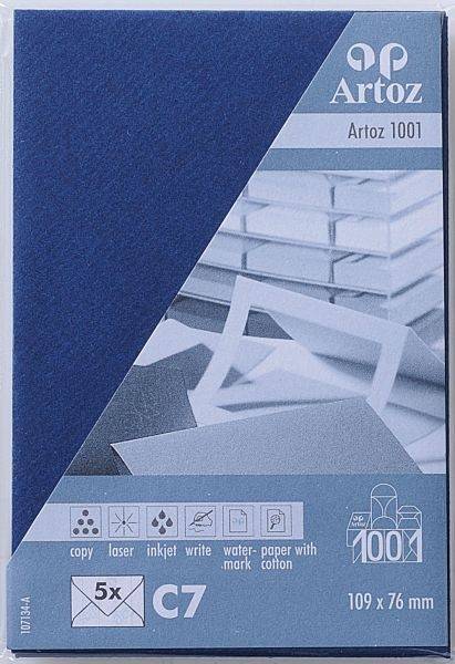 ARTOZ Couverts 1001 C7 107134184 100g, klassisches blau 5 Stück