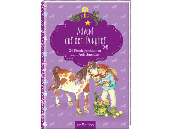 ARS EDITION Adventskalender 15.1x14.5cm 783845826790 Advent auf dem Ponyhof