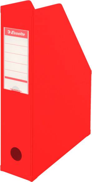 Zeitschriftenbox 23,4x7x31,5cm rot ESSELTE 56003