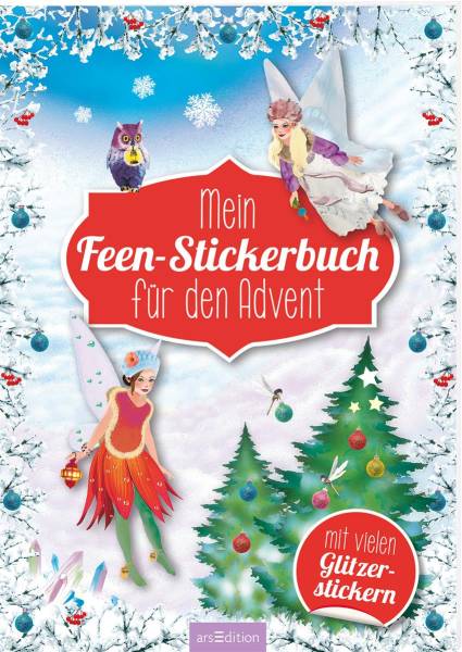ARS EDITION Adventskalender 21x21cm 783845830490 AK Mein Feen-Stickerbuch