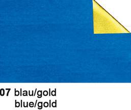Bastelfolie Alu 50x80cm 90g, blau/gold URSUS 4442107